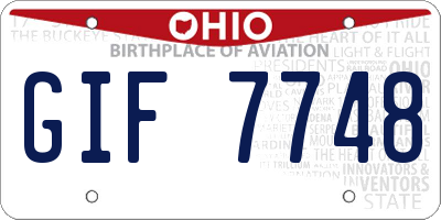OH license plate GIF7748