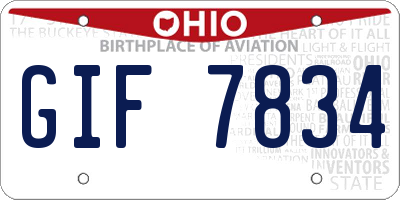 OH license plate GIF7834