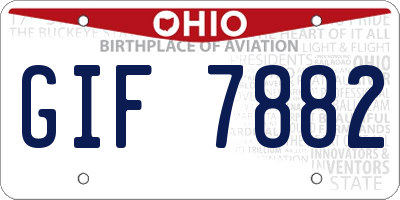 OH license plate GIF7882