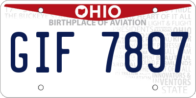 OH license plate GIF7897