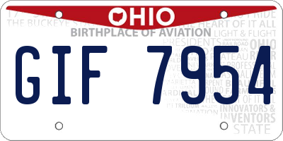 OH license plate GIF7954