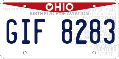 OH license plate GIF8283