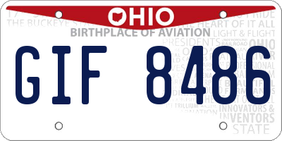 OH license plate GIF8486