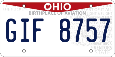 OH license plate GIF8757