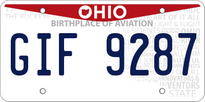 OH license plate GIF9287