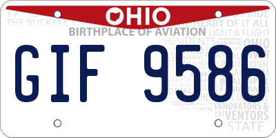 OH license plate GIF9586