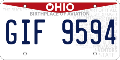 OH license plate GIF9594