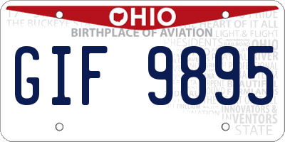 OH license plate GIF9895