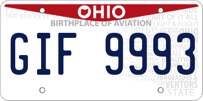 OH license plate GIF9993