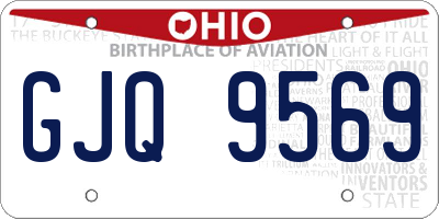 OH license plate GJQ9569