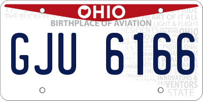 OH license plate GJU6166