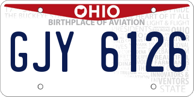 OH license plate GJY6126
