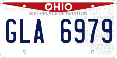 OH license plate GLA6979