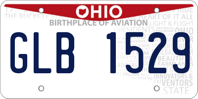 OH license plate GLB1529