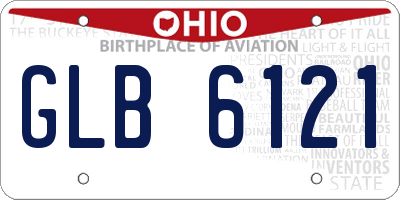 OH license plate GLB6121