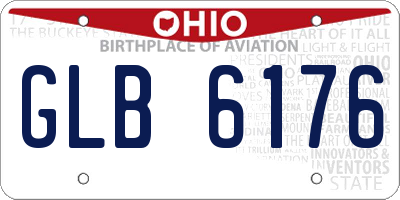 OH license plate GLB6176