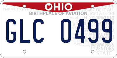 OH license plate GLC0499