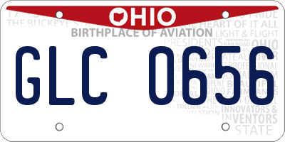 OH license plate GLC0656