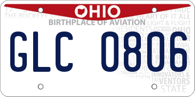 OH license plate GLC0806