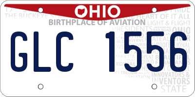 OH license plate GLC1556
