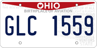 OH license plate GLC1559