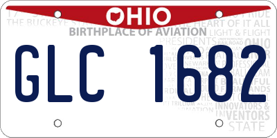 OH license plate GLC1682