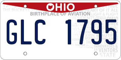OH license plate GLC1795