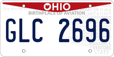 OH license plate GLC2696