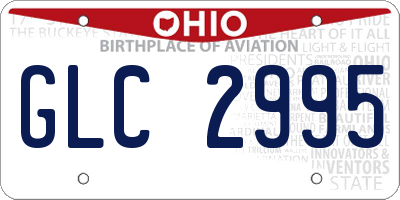 OH license plate GLC2995