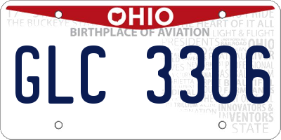 OH license plate GLC3306