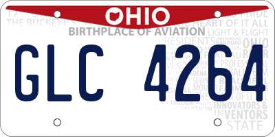 OH license plate GLC4264