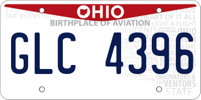 OH license plate GLC4396