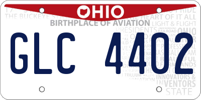 OH license plate GLC4402