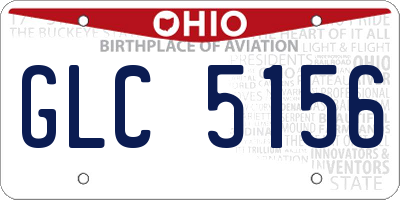 OH license plate GLC5156