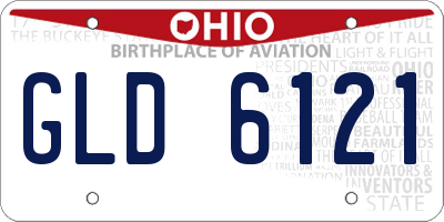 OH license plate GLD6121