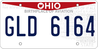 OH license plate GLD6164