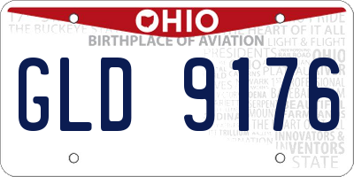 OH license plate GLD9176