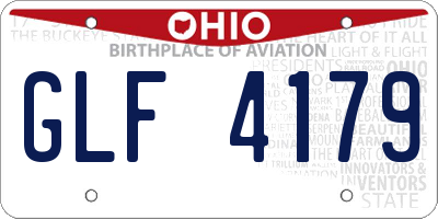 OH license plate GLF4179