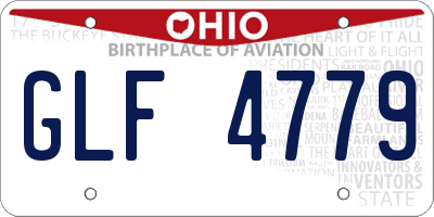 OH license plate GLF4779