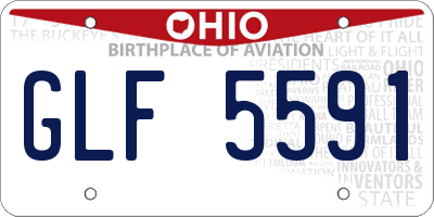 OH license plate GLF5591