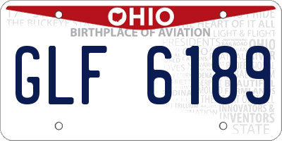 OH license plate GLF6189