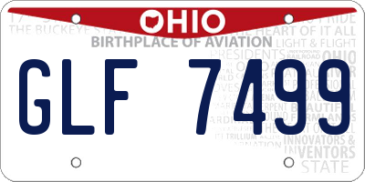 OH license plate GLF7499