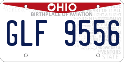 OH license plate GLF9556