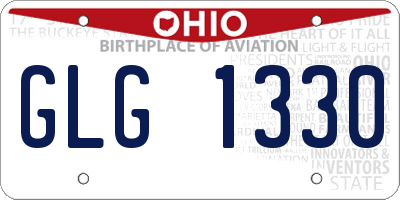OH license plate GLG1330