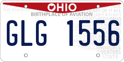 OH license plate GLG1556