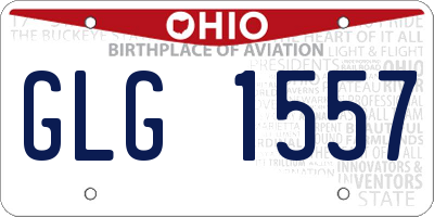 OH license plate GLG1557