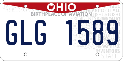 OH license plate GLG1589