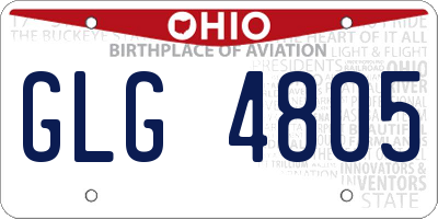 OH license plate GLG4805