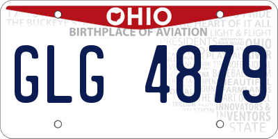 OH license plate GLG4879