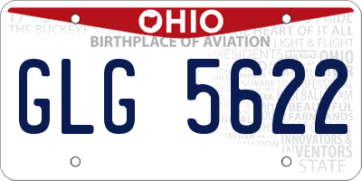 OH license plate GLG5622
